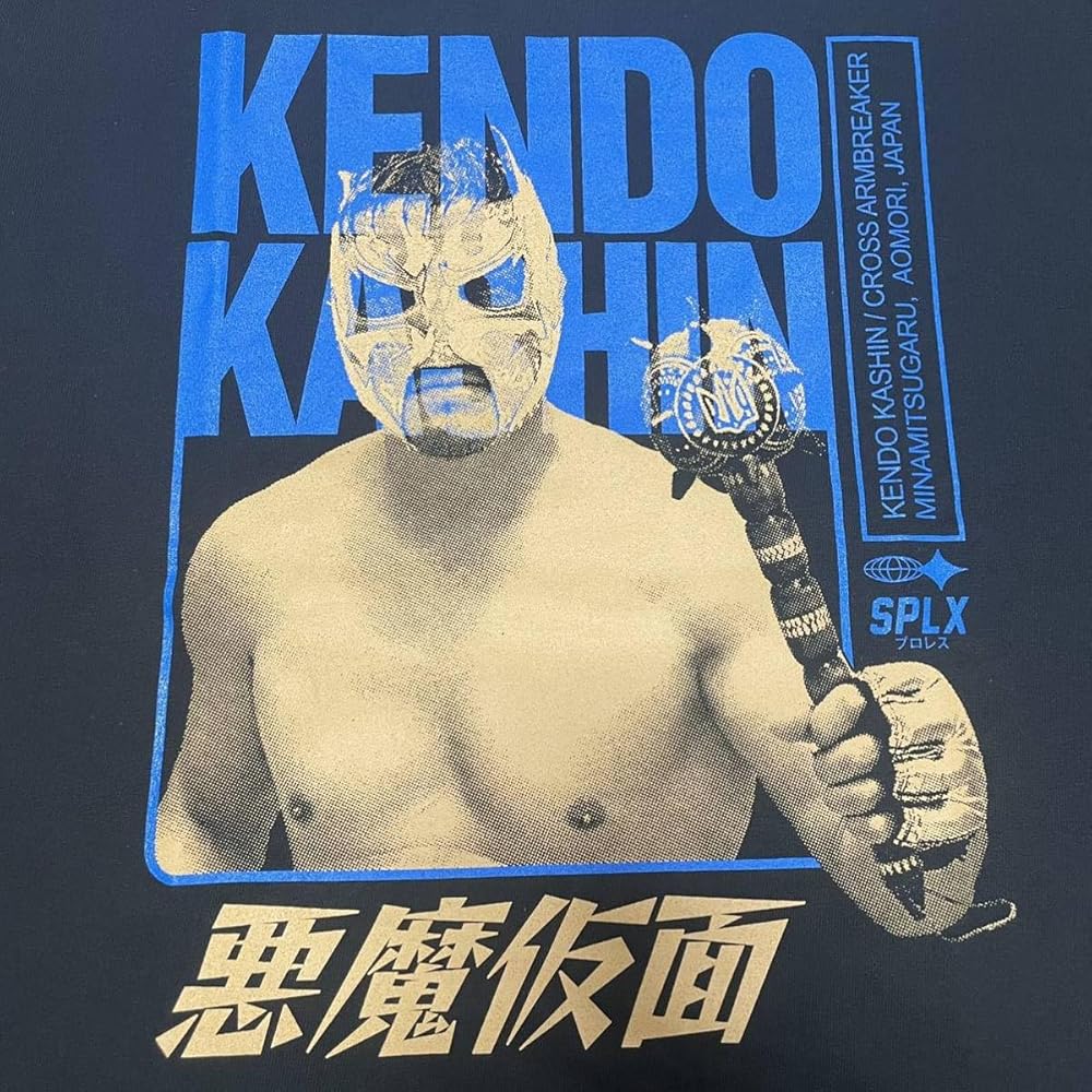 Amazon.co.jp: NOAH プロレス ケンドー カシン x SPLX 悪魔仮面 T