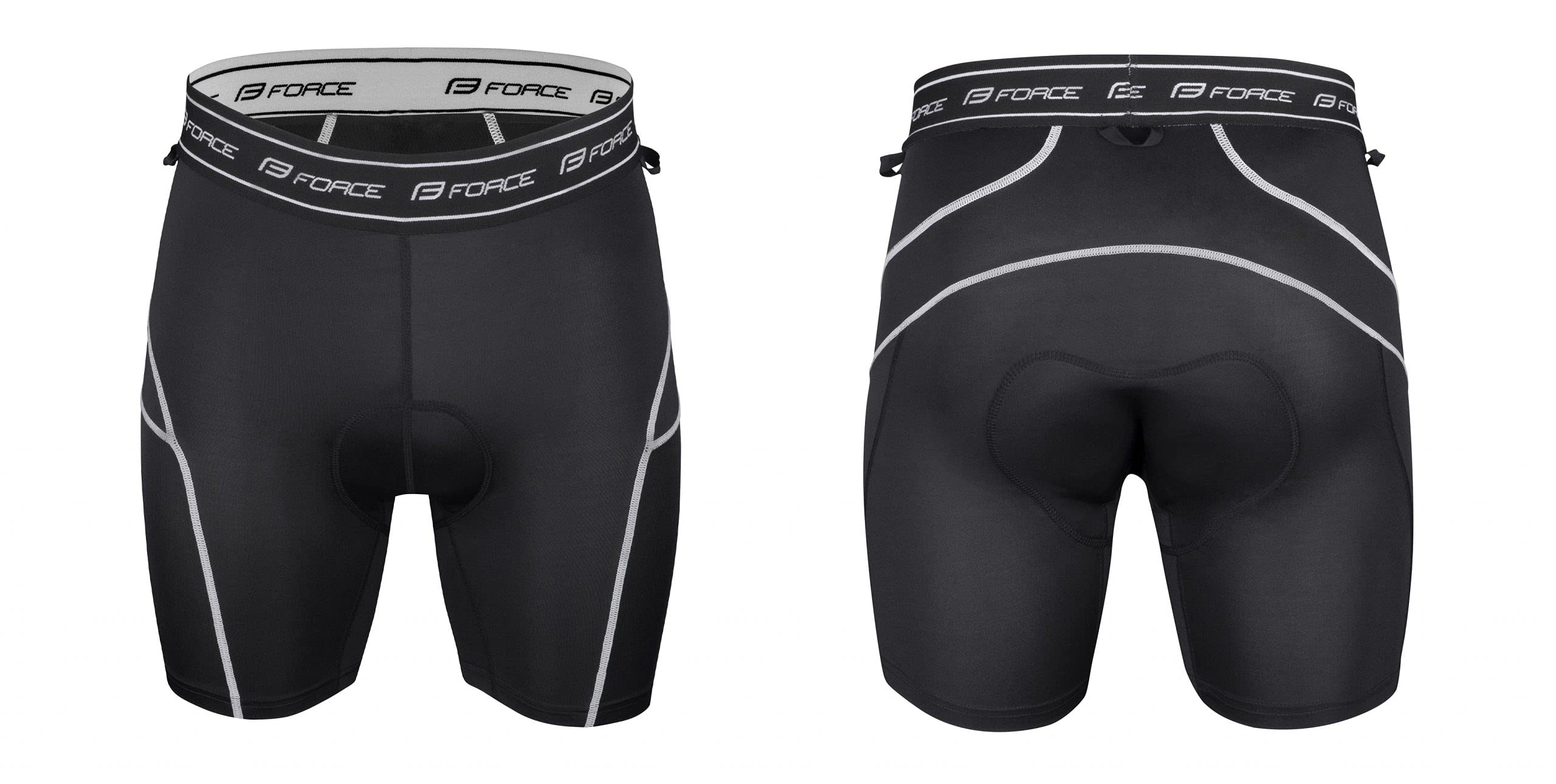 Force Pantaloni MTB F BLADE con fondello gel Nero