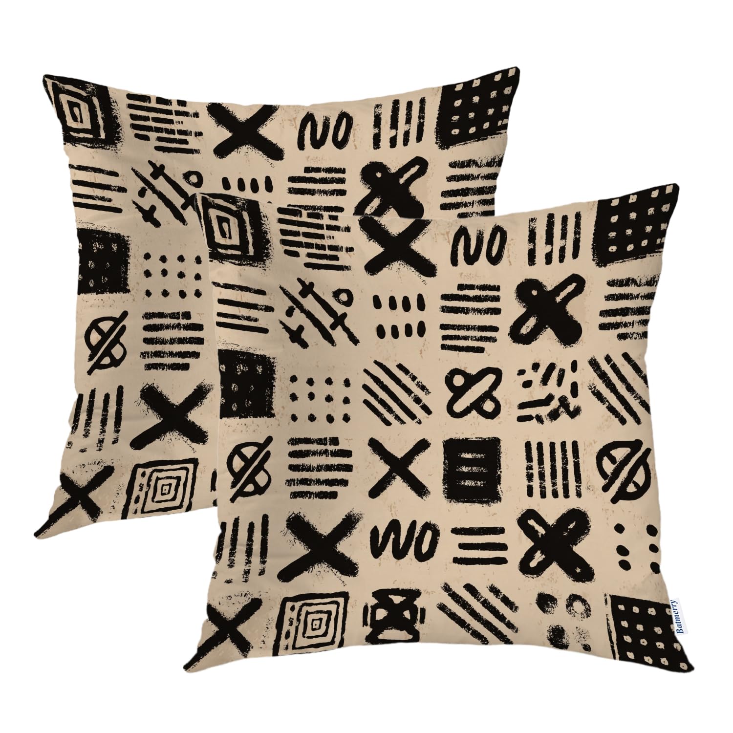 Batmerry Mudcloth Pillow Covers