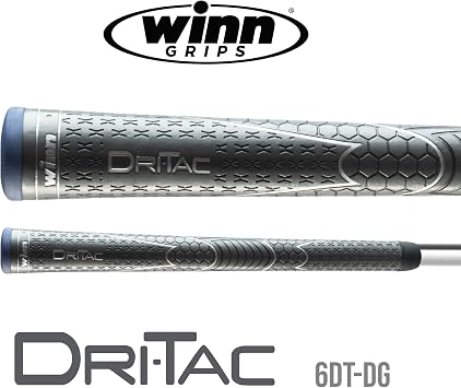 Winn DriTac Standard Midsize Grip (+1/16), Dark Gray