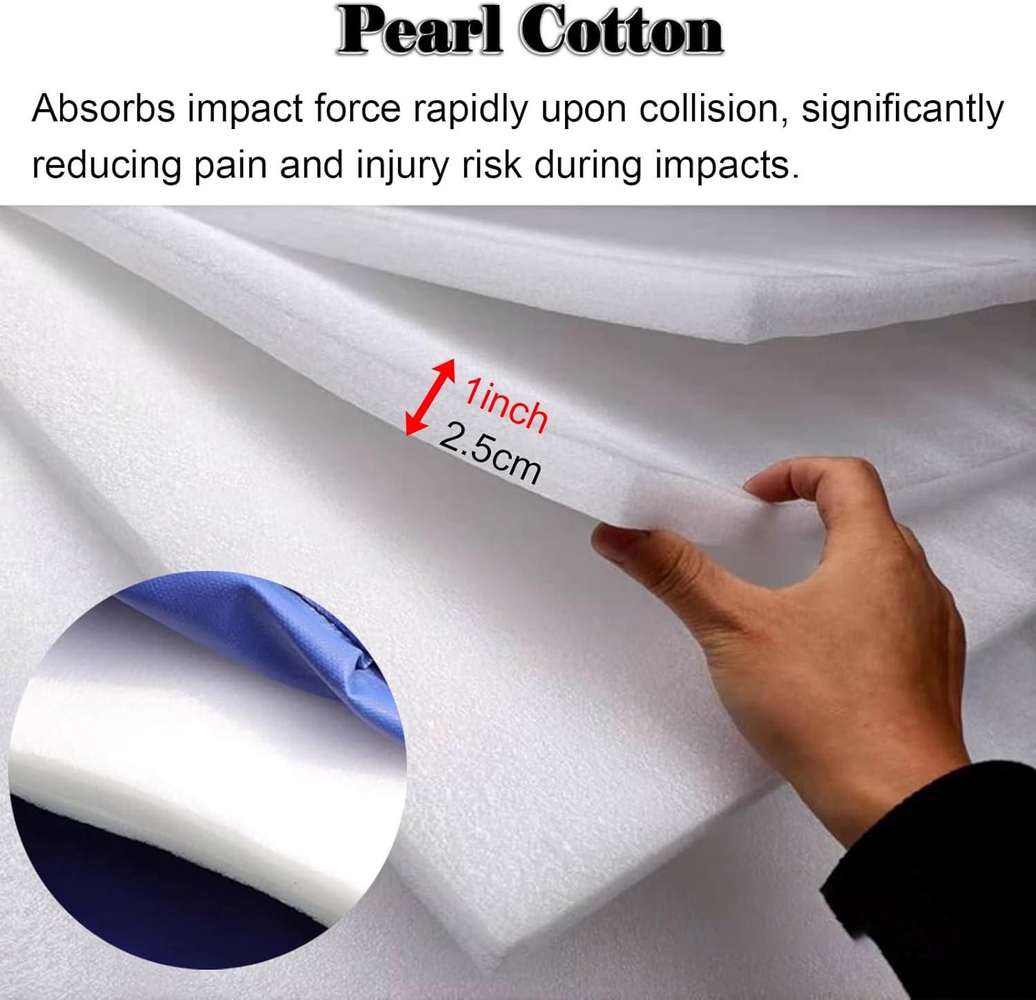 Self-Adhesive Pole Collision Padding, Customizable Round Safety Poles Pads, for Outdoor & Indoor Basketball/Playground/Gym