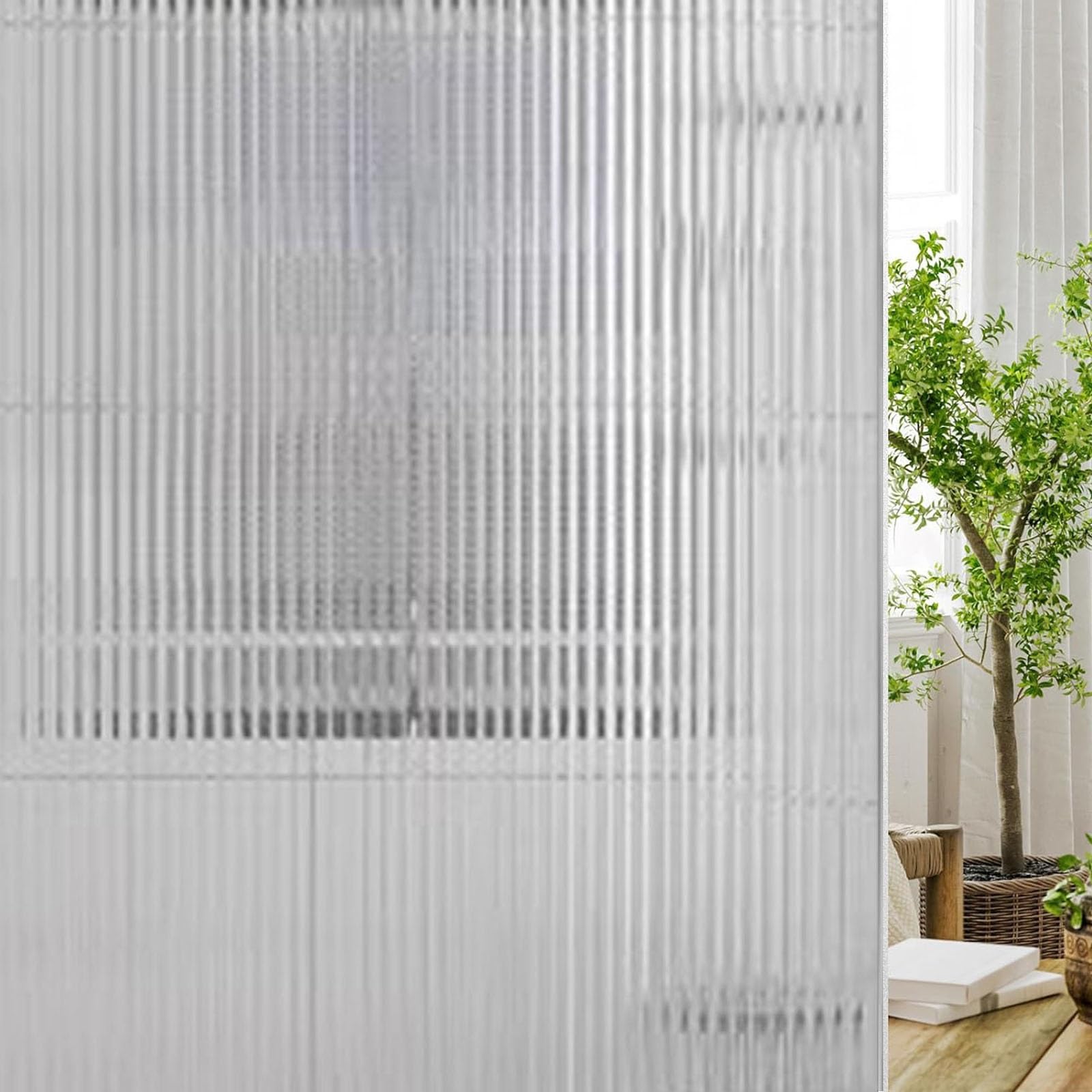 Pellicola A Specchio Per Finestre - 90x400 Cm, Protezione UV E Calore, Privacy Di Giorno, Facile Applicazione
