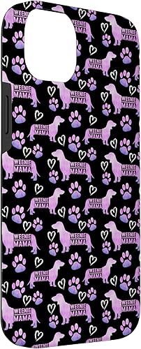 Miniatura 3 de iPhone 14 Plus Dachshund Mom Weenie Mama Weiner Dog Pink - Estuche de regalo para mujer