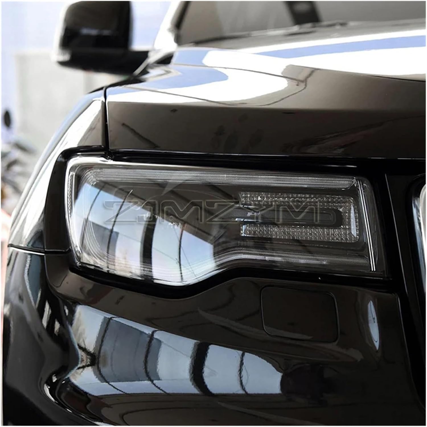 Automotive Headlight Covers Car H​eadlight Lens Cover Fit for Jeep Fit for Grand Cherokee 2014-2019 Transparent Lamp Front Light Lampshade