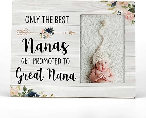 FONDCANYON Only The Best Nanas Get Promoted To Great Nana - Marco de fotos para anuncio de embarazo, marcos de fotos para anuncio de embarazo,