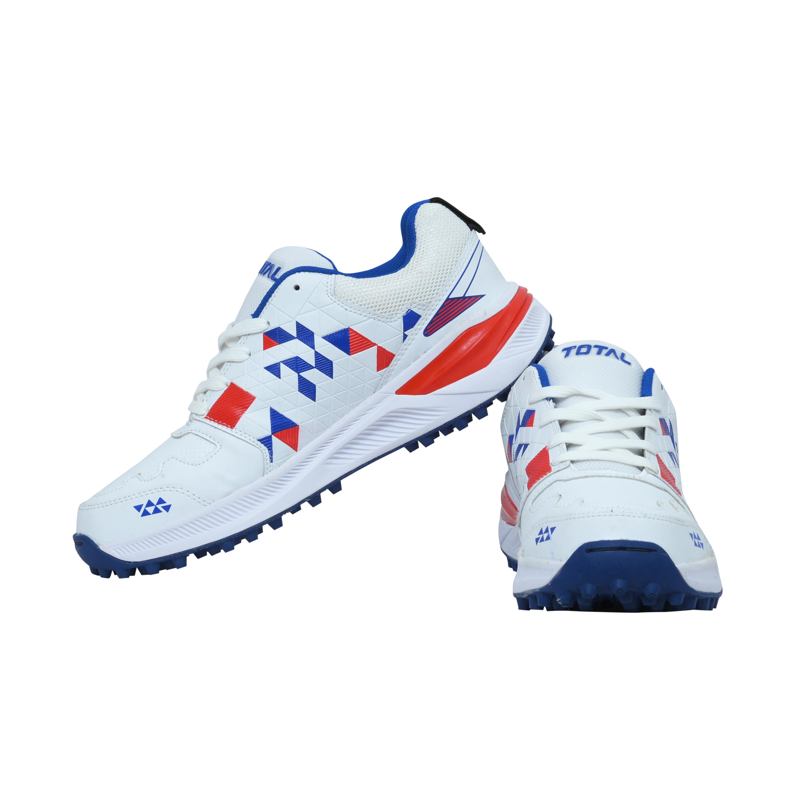 Total PS-Blaster Cricket Shoes for Men & Boys Premium Rubber Spike Sole Lightweight, Breathable Mesh Stylish Design with Superior Grip for Turf, Hard Ground & Practice Matches-image-19