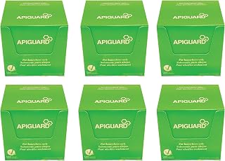Apiguard SIX Boxes of Ten 50g Trays - 2 Trays per hive Recommended (60) - for Control of Varroa Mites in Honey Bee Hives