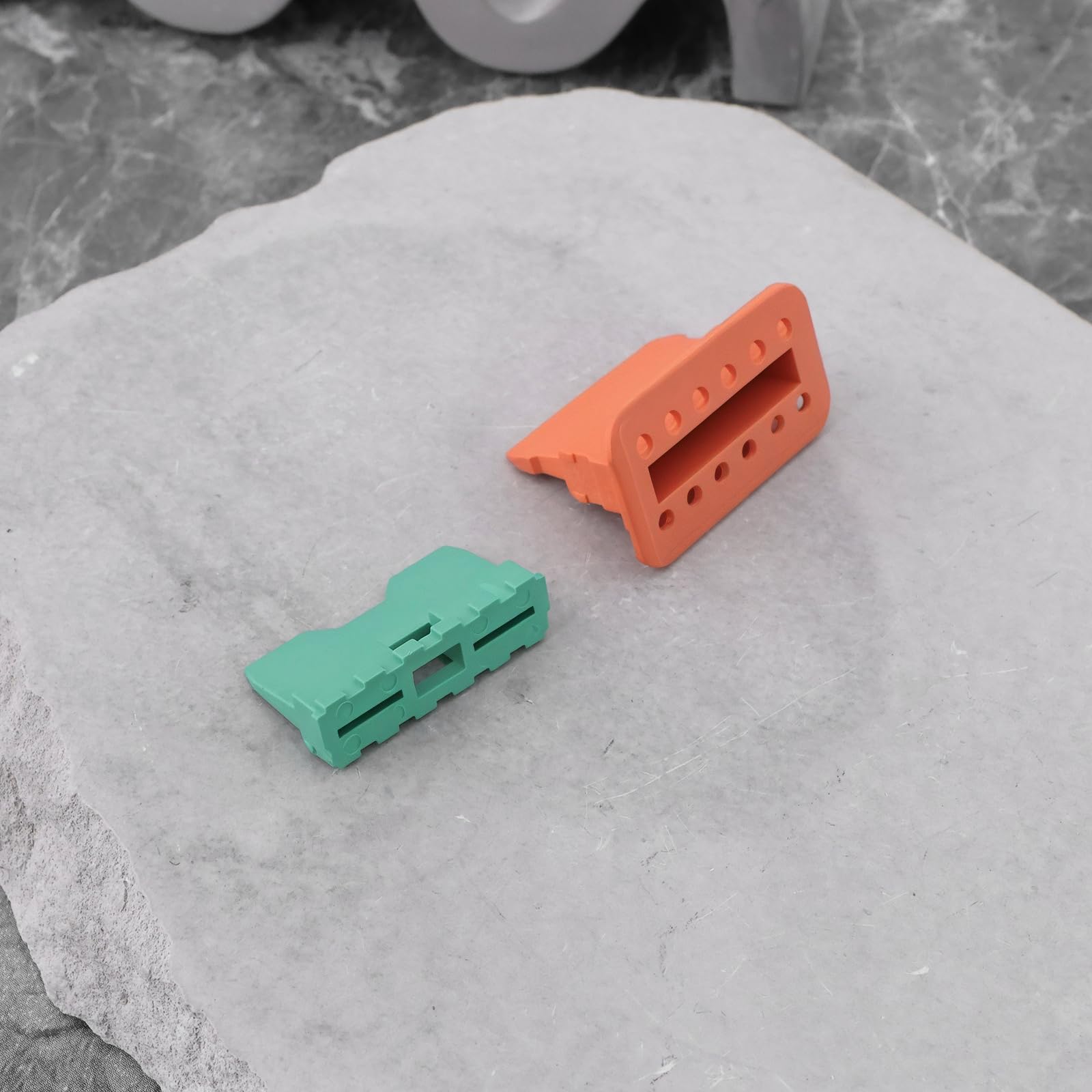 EMagTech 5x Wasserdichte 4Pin Auto Stecker - Kompatibel Mit FURUKAWA FW-C-4F-B/FW-C-4M-B