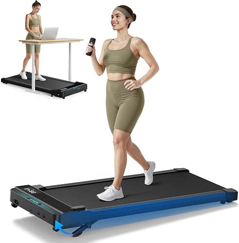 MERACH Walking Pad, Laufband Für Zuhause, 0%-6% Steigung Laufband Schreibtisch