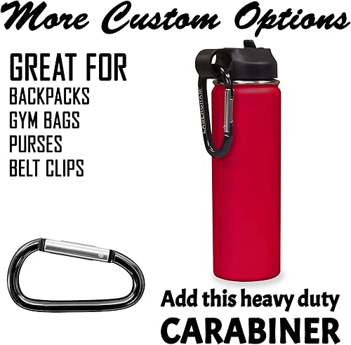 Miniatura 4 de LaserGram Personalized Water Bottle, World's Greatest Niece, Stainless Steel Double Wall Vacuum Insulated with Flip Top Straw, Custom Engraved Gift