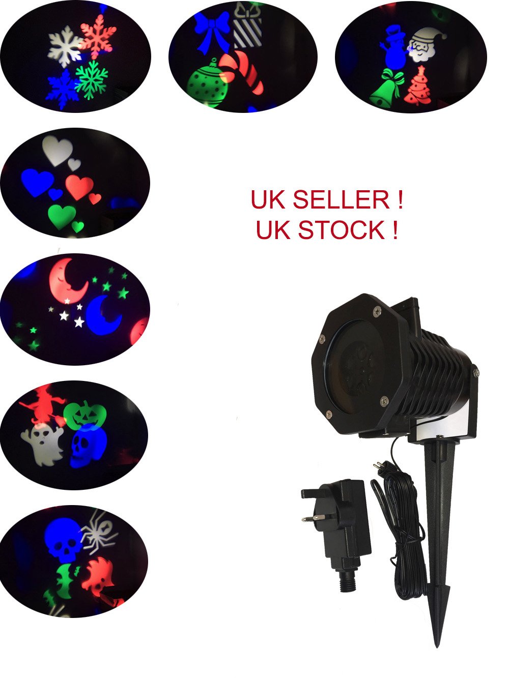 28 Pattern Moving LED Light for Landscape House Outdoor Christmas Garden