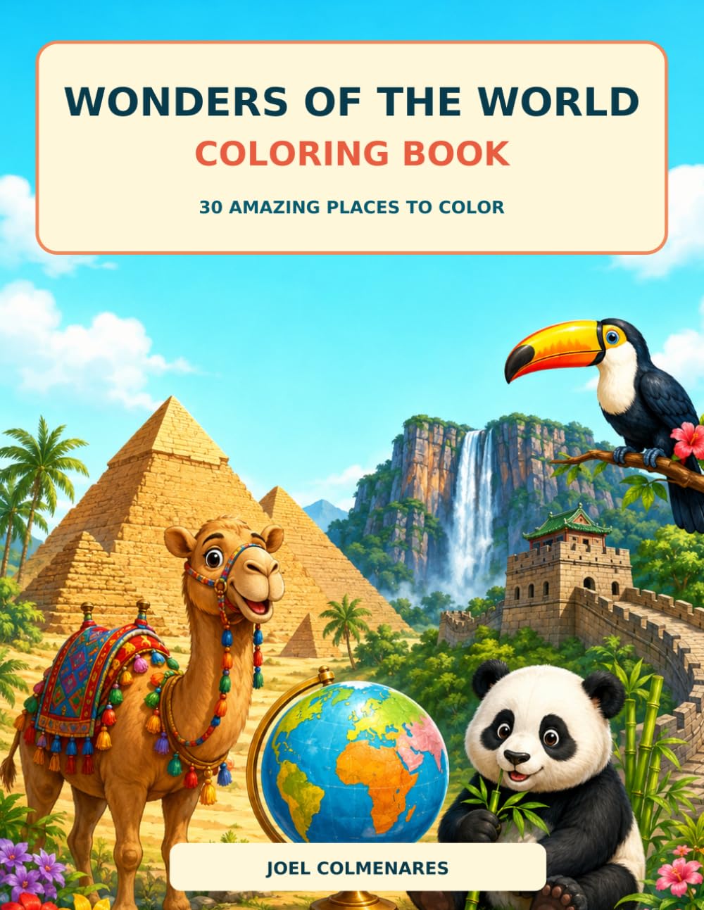 WONDERS OF THE WORLD COLORING BOOK