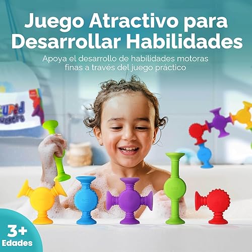 Miniatura 5 de BUNMO Relleno de cesta de Pascua para niños pequeños, juguetes de baño, rellenos de cesta de Pascua, habilidades motoras finas, juguetes sensoriales