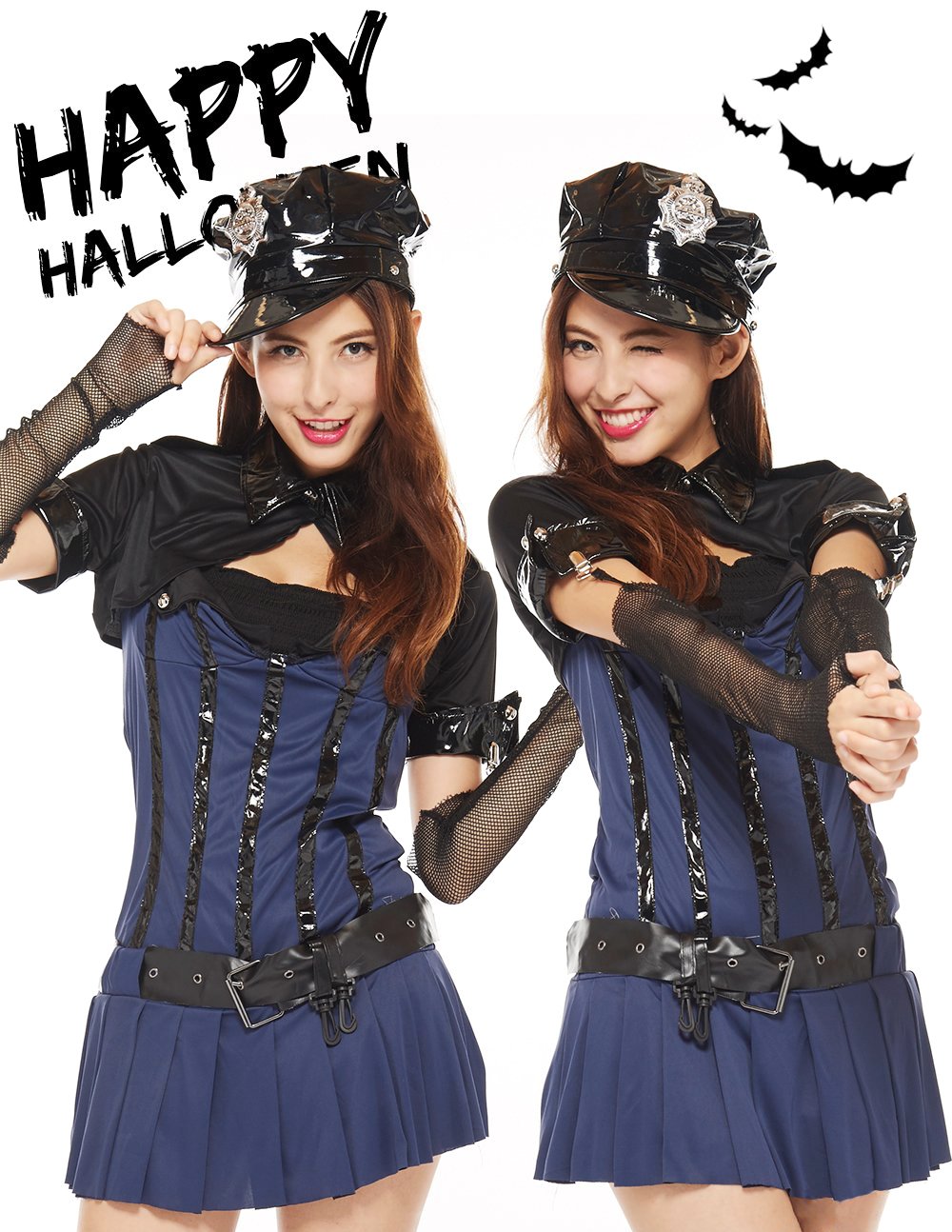 Amazon.co.jp: ポリス コスチューム レディース 155cm-165cm