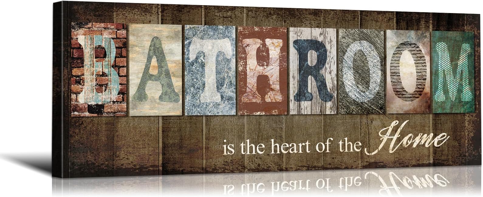 Bathroom Wall Decor Inspirational Quotes Farmhouse Bathroom Decor Bathroom Signs Farmhouse Bathroom Decor Country Bathroom Decor Bathroom Sign Decor Bathroom Decor Wall for Room Decor (17''W x 6''H)