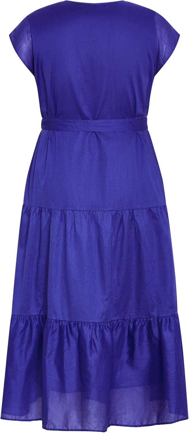 City Chic Women's Plus Size Kasbah Plain Dress - Image 6