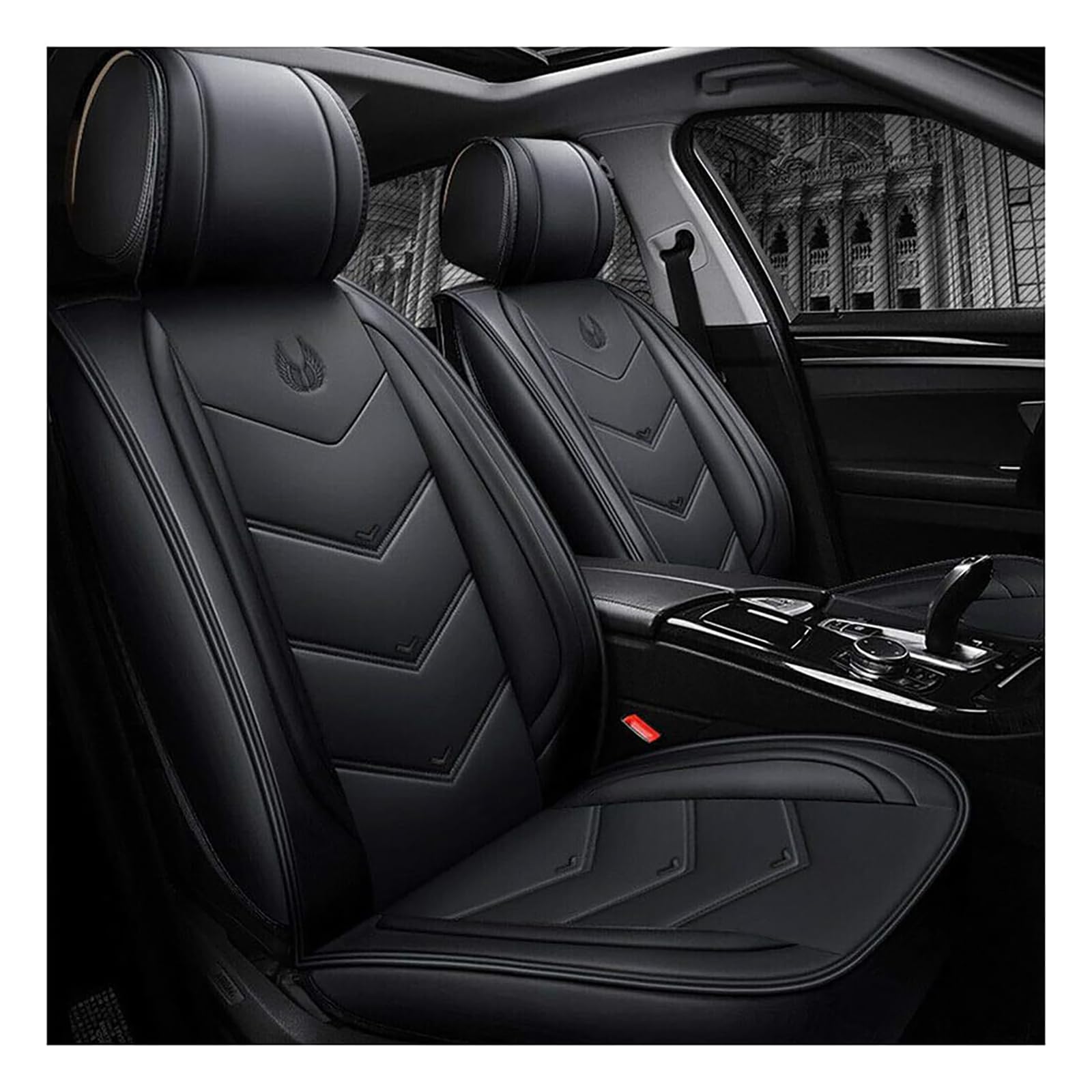 RYOSRKQMK Car Seat Cover Sets,for VW Passat Typ B7 3C Variant/Kombi ab 2010-2026 Breathable Non Slip Comfortable Front Seat Protectors washable Seat Covers Seat Protection,A