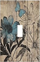 Vista 38 de Mid Century Morden Boho - Placa de pared para interruptor de luz dúplex de 1 banda, placa frontal decorativa eléctrica para receptáculo para baño