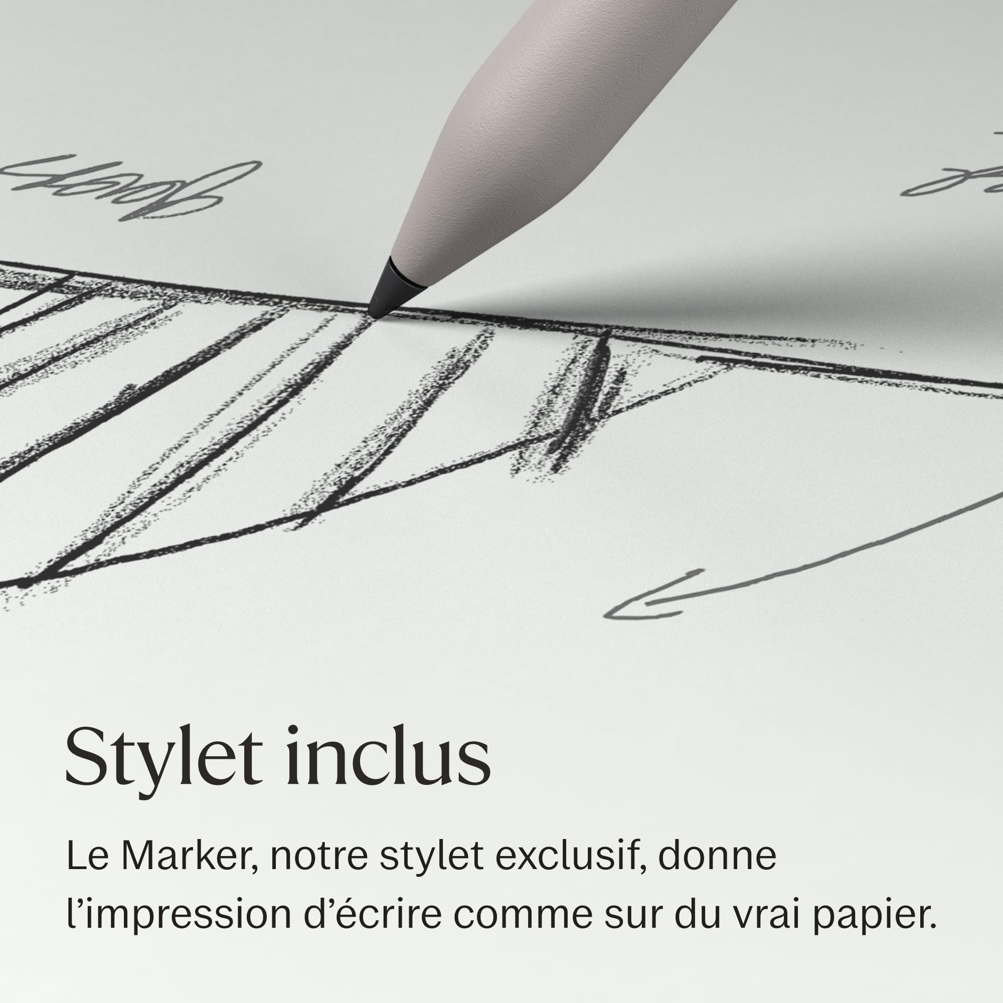 reMarkable Paper Pure – Tablette Papier écran 10,3” Noir et Blanc avec Stylet Marker – Bloc-Notes numérique pour Mieux Penser, écrire et Lire