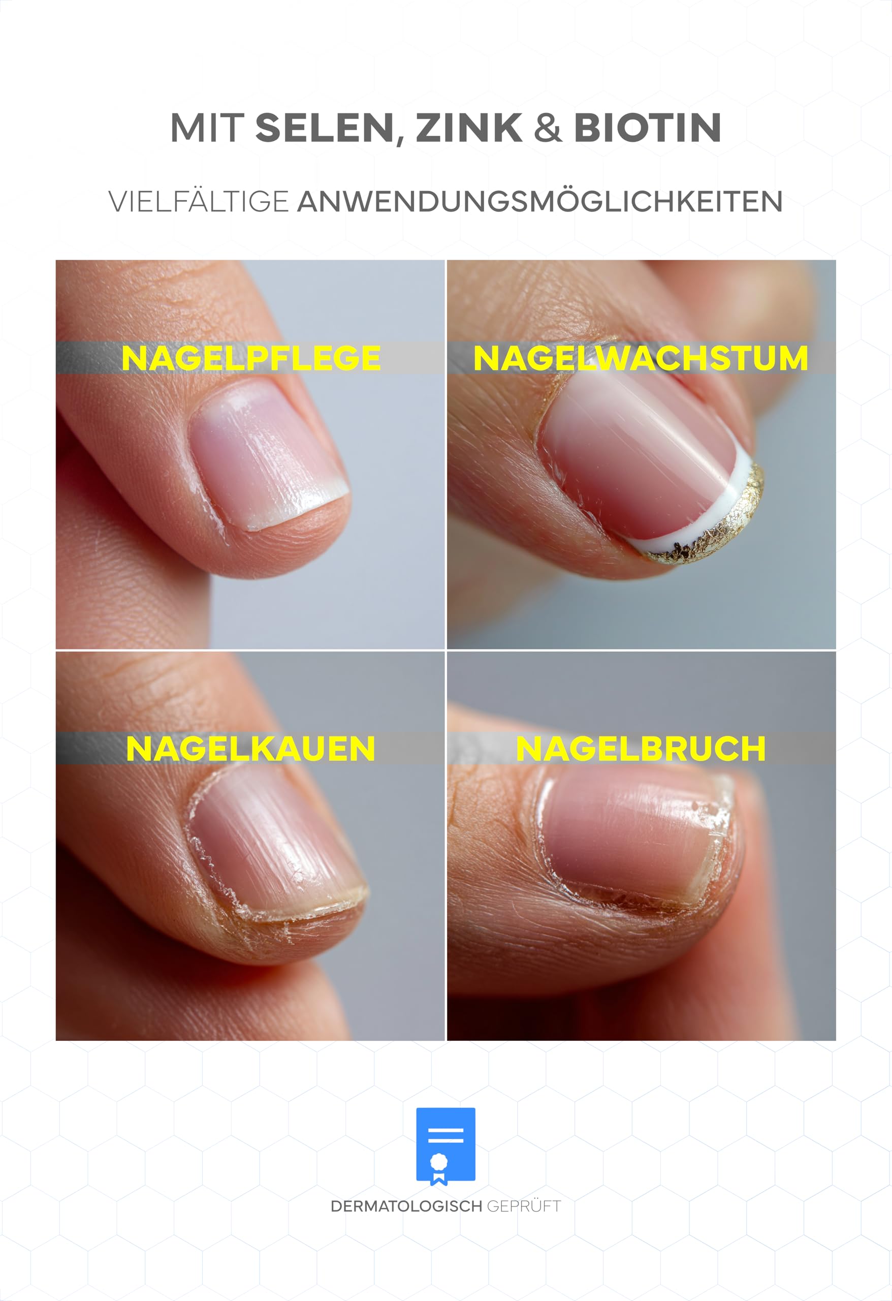 BIO Propolis Nagelserum: Akute Intensivpflege bei Nagelpilz; Mit hochdosiertem Propolis (40%), Teebaumöl & Lavendel sowie Vitaminen & Mineralien (Zink, Selen & Biotin); Für gepflegte & starke Nägel