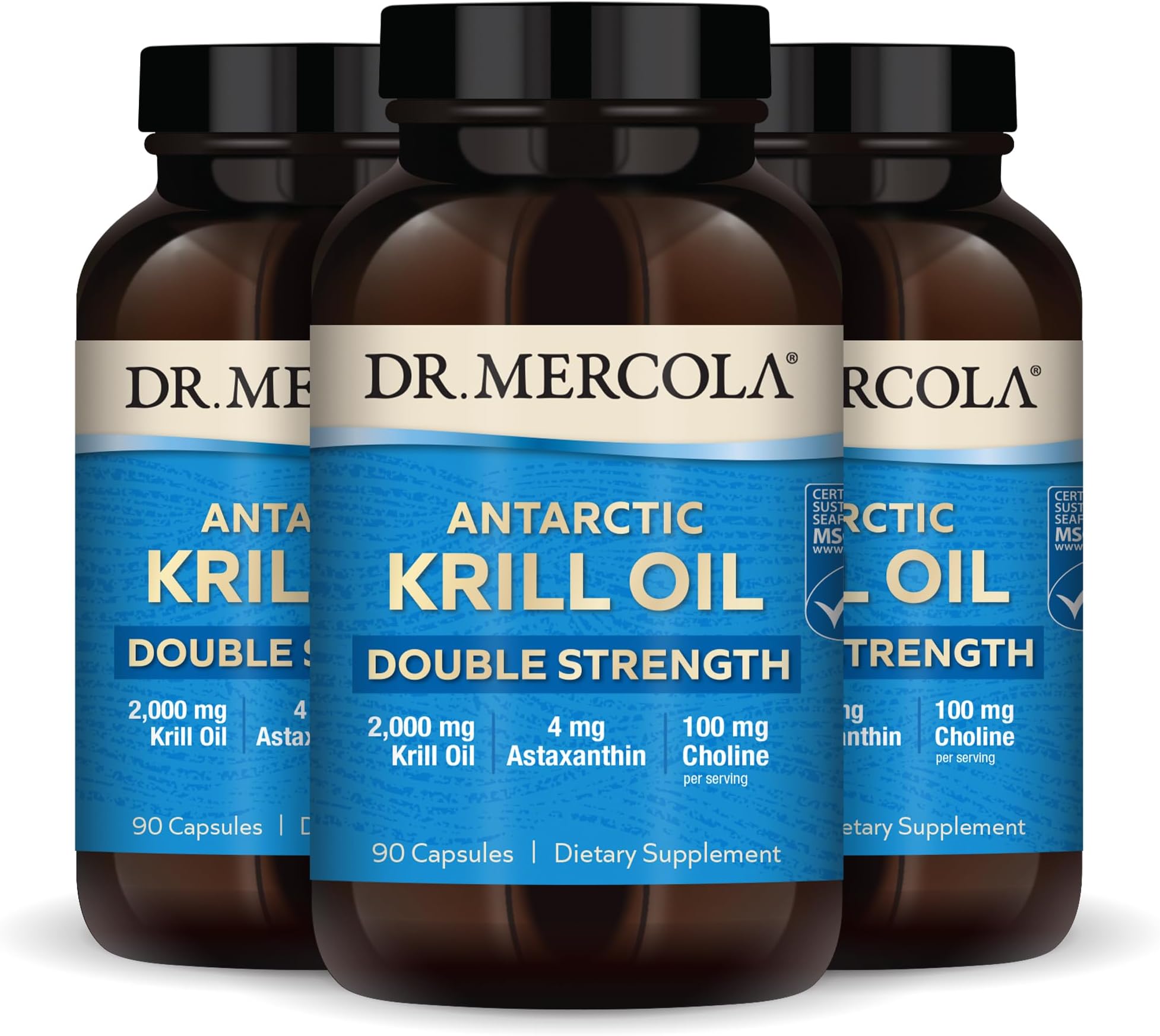 Dr. Mercola Antarctic Krill Oil Double Strength 2,000 mg