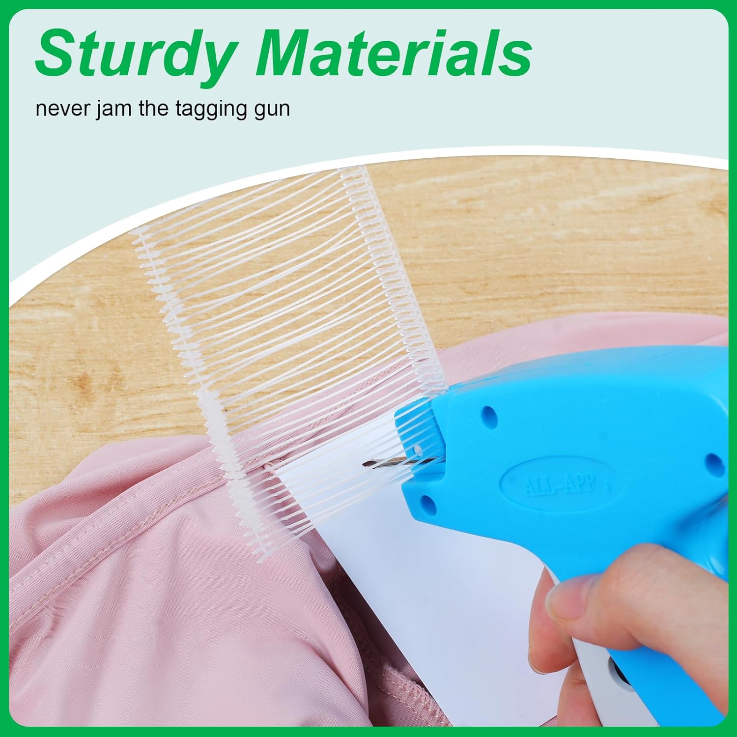 1 Inch Tag Gun Refills, 5000 PCS Tagging Gun Fasteners, Plastic Barbs Attachments for Clothing Label, for All Standard Garment Price Tag Guns - Image 3
