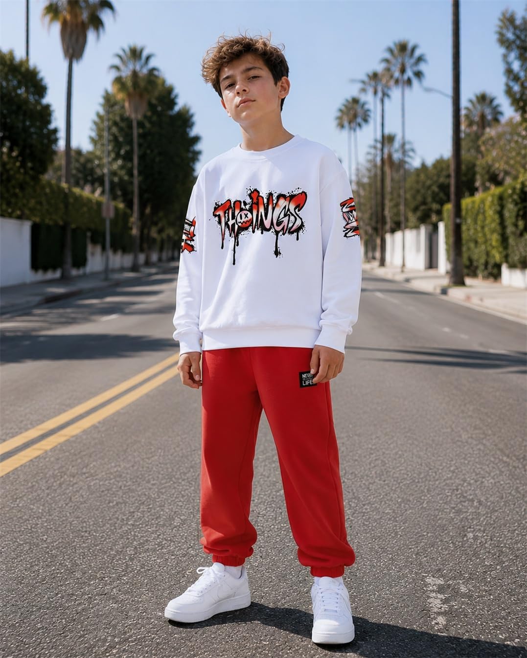 Yoxindax Teen Boys 2pcs Outfit Ages