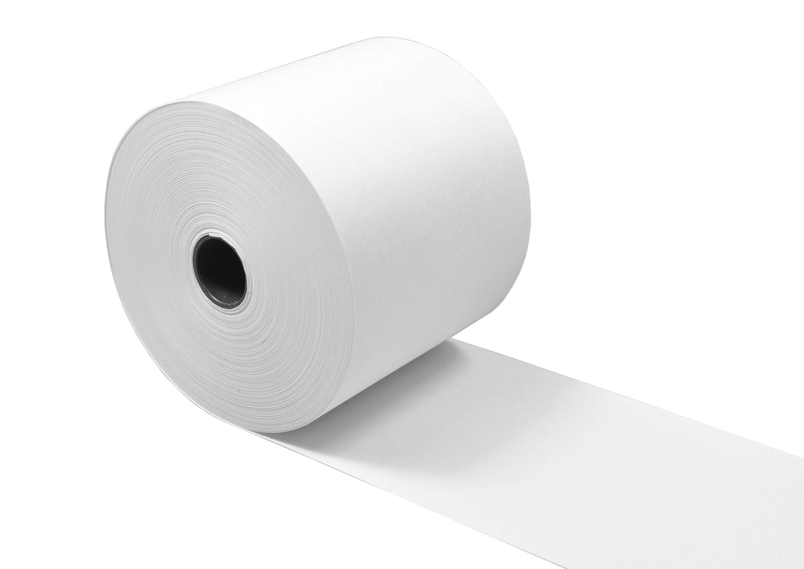 Veit 50 Stck. BPA freie Thermorollen unbedruckt 57mm x 40m x 12mm Rollendurchmesser 56mm Drucker schonend 55g/m2
