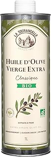 La Tourangelle - Huile d'olive vierge extra Bio - Extraite à froid - 100% origine Espagne - Riche en polyphénols - Huile de qualité supérieure - 1L