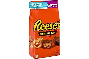 Reese's Miniatures Milk Chocolate Peanut Butter Cups Candy Party Pack