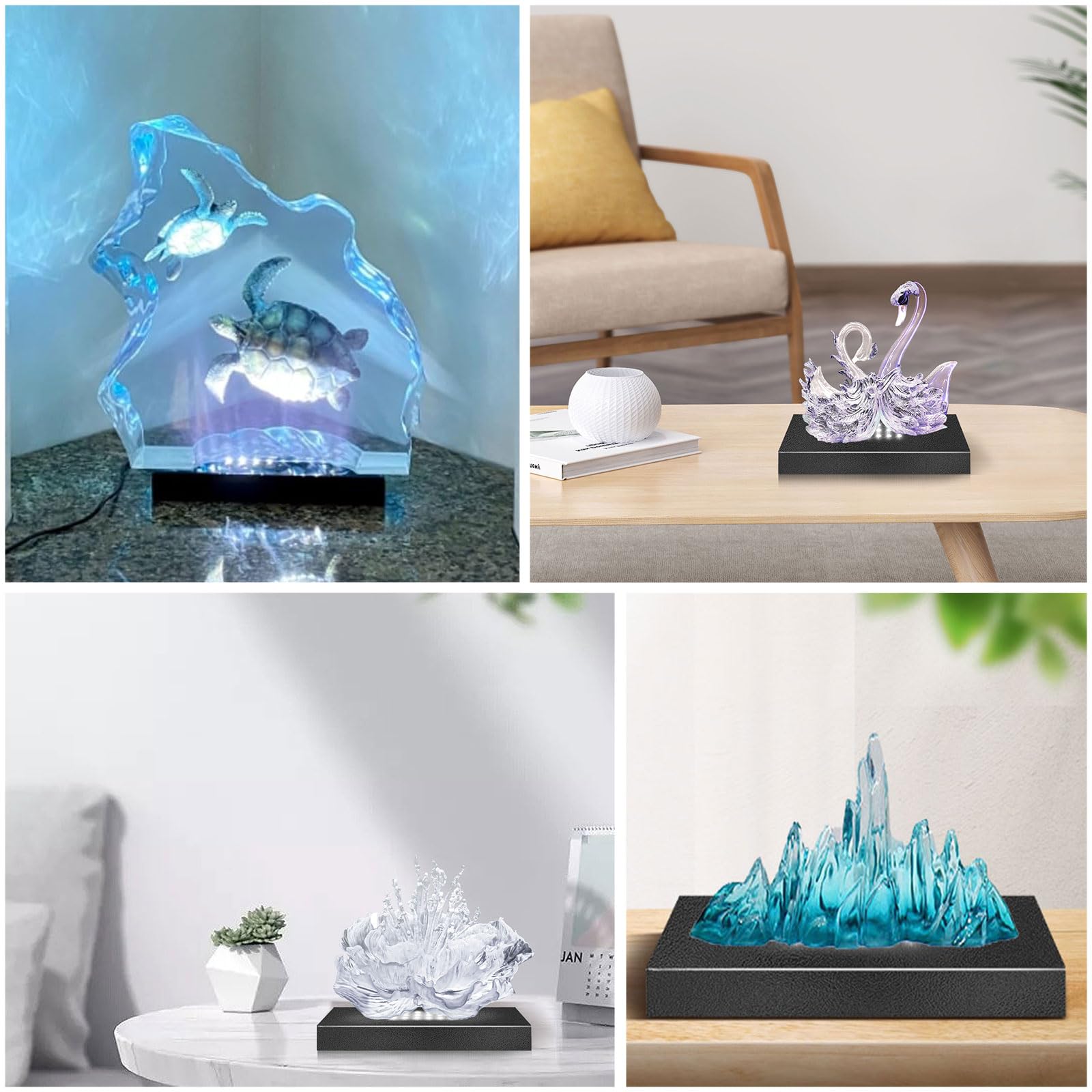 Amazon.co.jp: HSOKEW LEDライトスタンドベース 18個 USB LED 