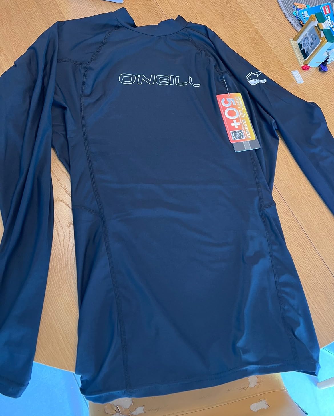 7/mo Finance O'NEILL Men's Basic Skins 50+ Long Sleeve Rash Guard