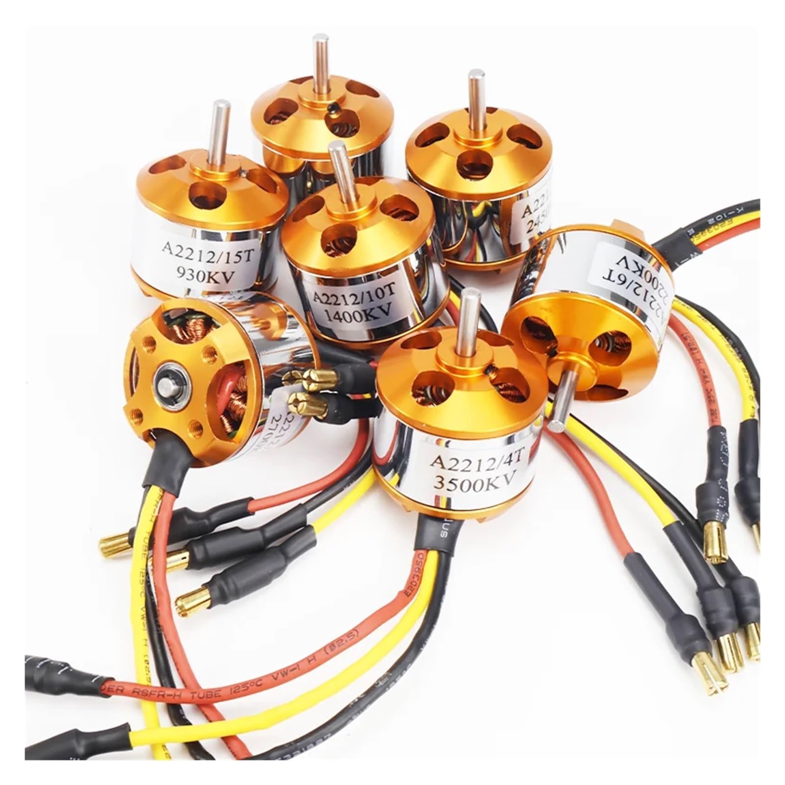 Motor Sin Escobillas A2212 930KV 1000KV 1400KV 2200KV 2450KV 2700KV para Avion RC