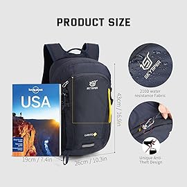 SKYSPER Small Hiking Backpack, 20L Lightweight Travel Backpacks Hiking Daypack for Women Men