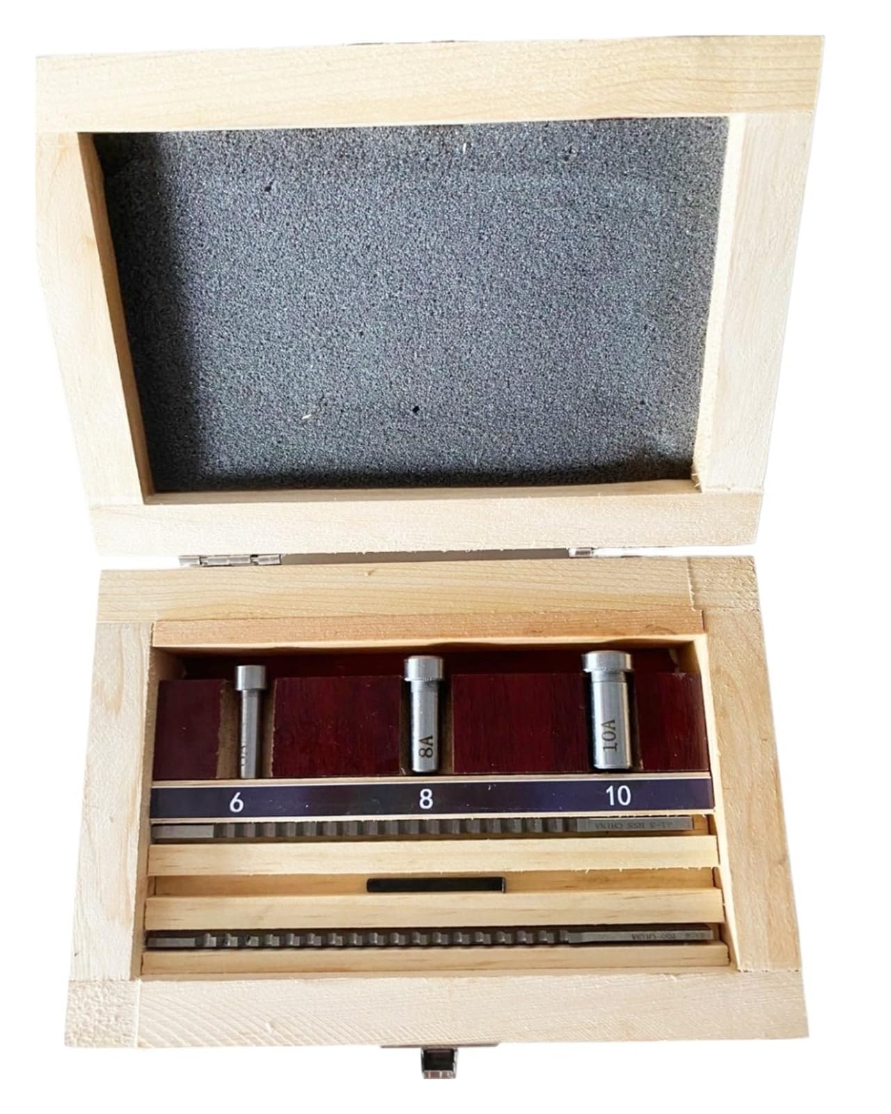 HSS-Passfedernut-Räumnadel-Set metrische Größen 2 mm 3 mm A-Räumnadeln 6/8/10 Bundbuchsen CNC-Schneidwerkzeuge