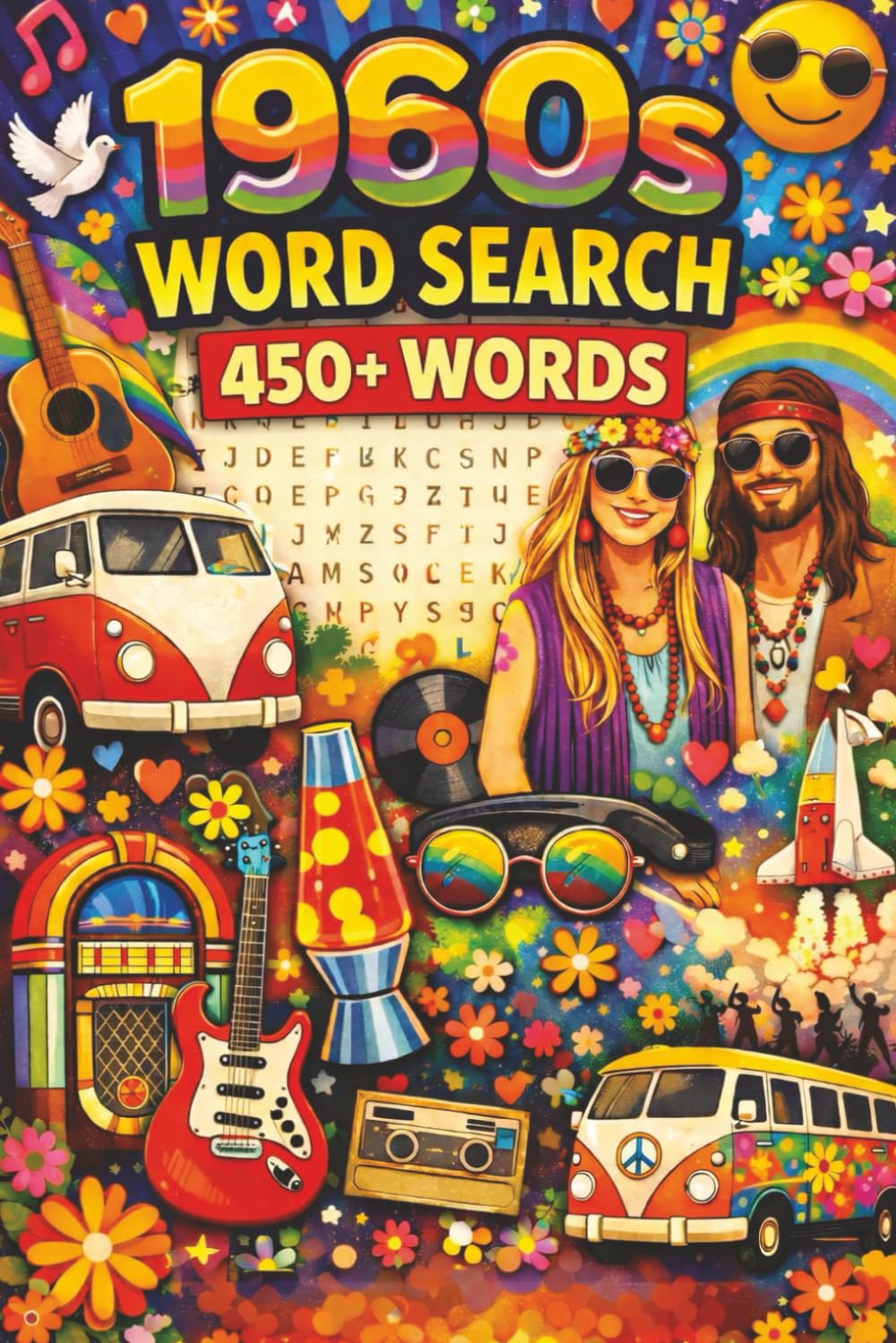 1960s Word Search: Puzzle book with 450+ words and terms related to the 1960s!