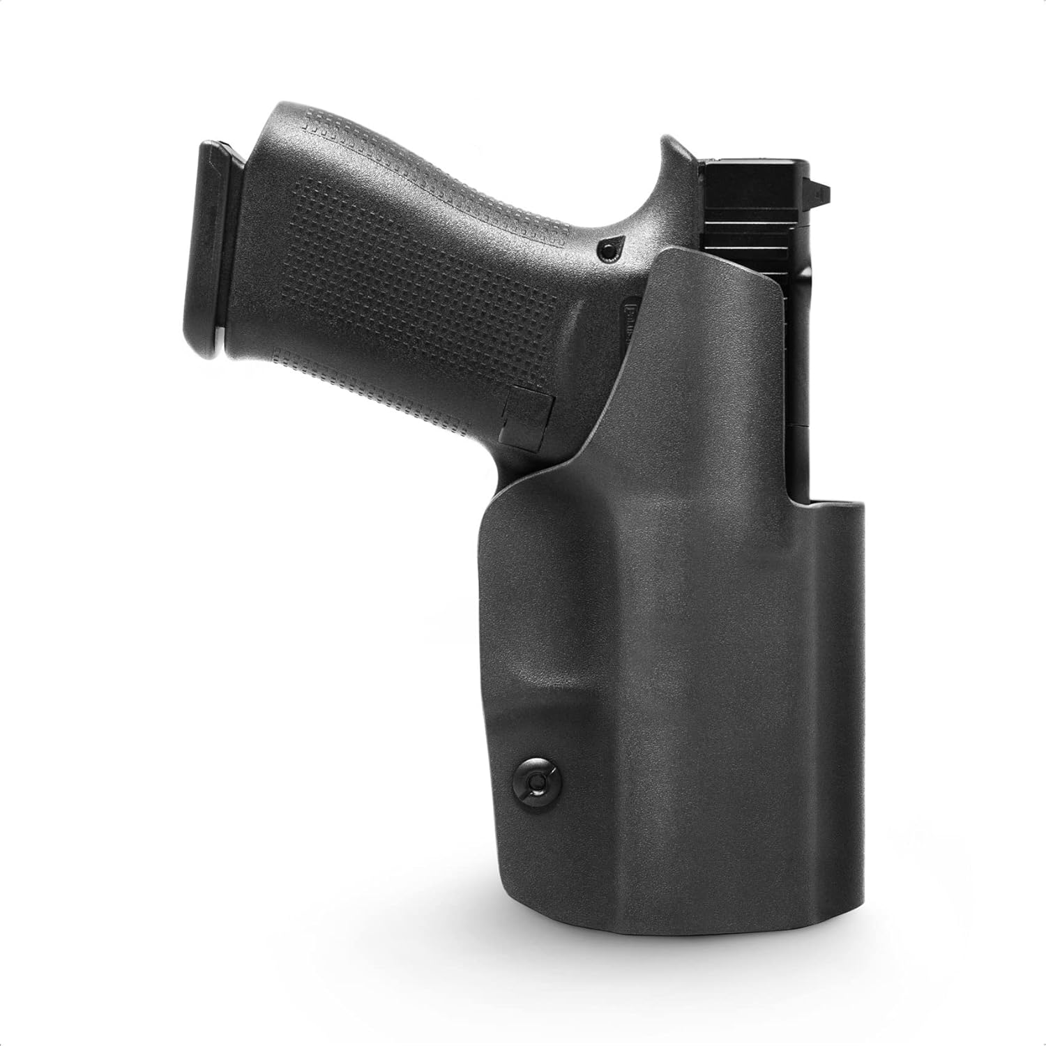 GRITR IWB Kydex Right/Left Hand Concealed Carry Handgun Holster for Men and Women Compatible with Glock 43X MOS - 1.5" Belt Clip, Open Bottom, Optic Cut, Adjustable Retention