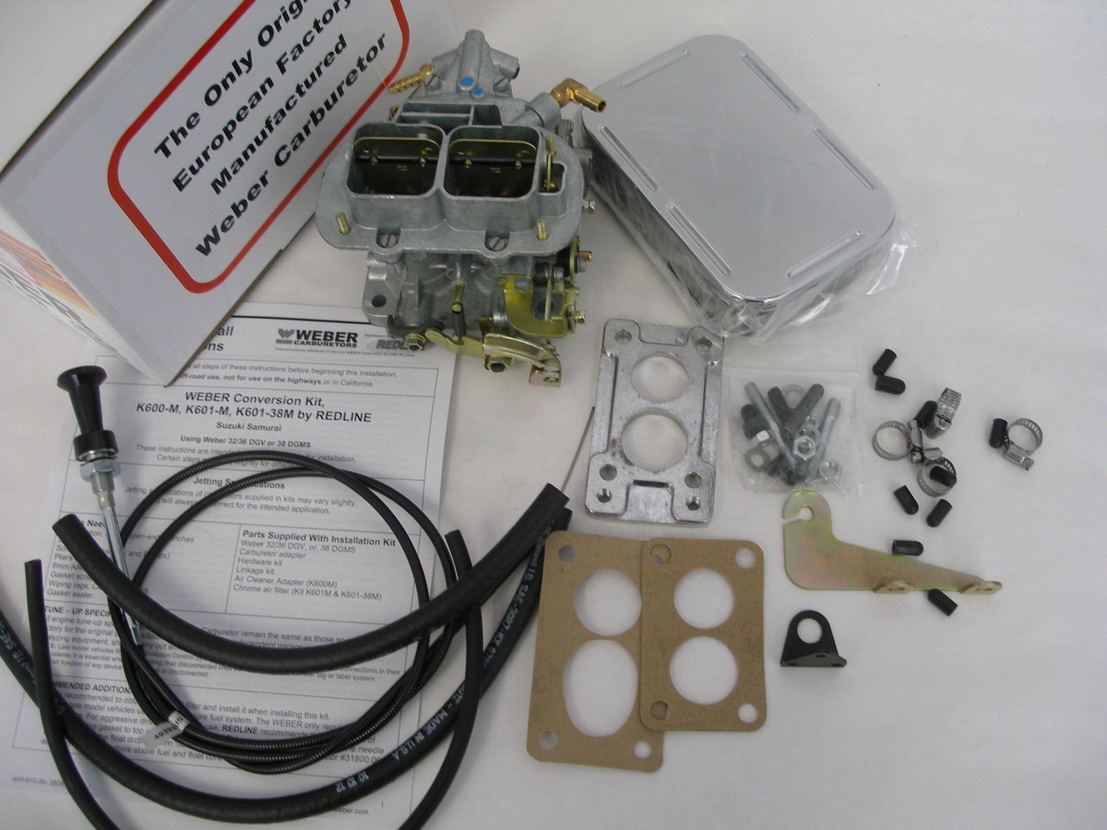 Amazon.com: Weber 32/36 DGV Manual Choke Conversion kit K601-M