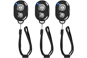 AOQIYUE 3-Pack Wireless Shutter Button for iPhone and Android
