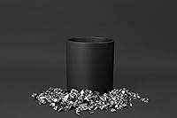 Vista 4 de Essentra Home Papelera negra mate para reciclaje para oficina, papelera para baño o dormitorio. 2.2 galones.