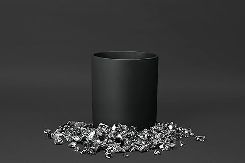 Miniatura 4 de Essentra Home Papelera negra mate para reciclaje para oficina, papelera para baño o dormitorio. 2.2 galones.