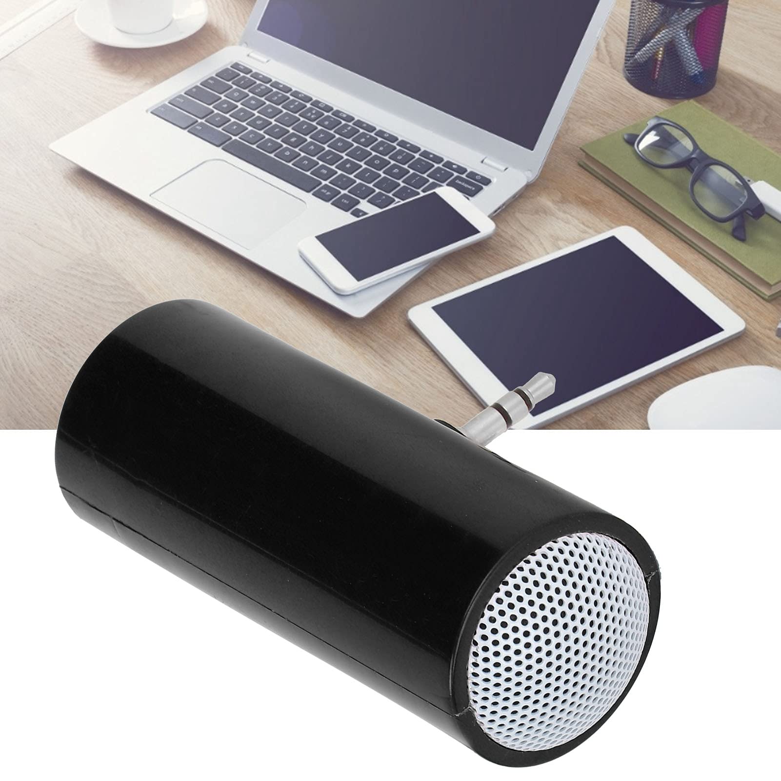 Mini Altoparlante Stereo Portatile Con Jack 3.5mm, Senza Batteria, Per Smartphone E PC, Design Compatto