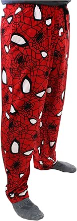 Marvel Spider-Man - Pantalones de pijama de felpa para hombre : Amazon ...