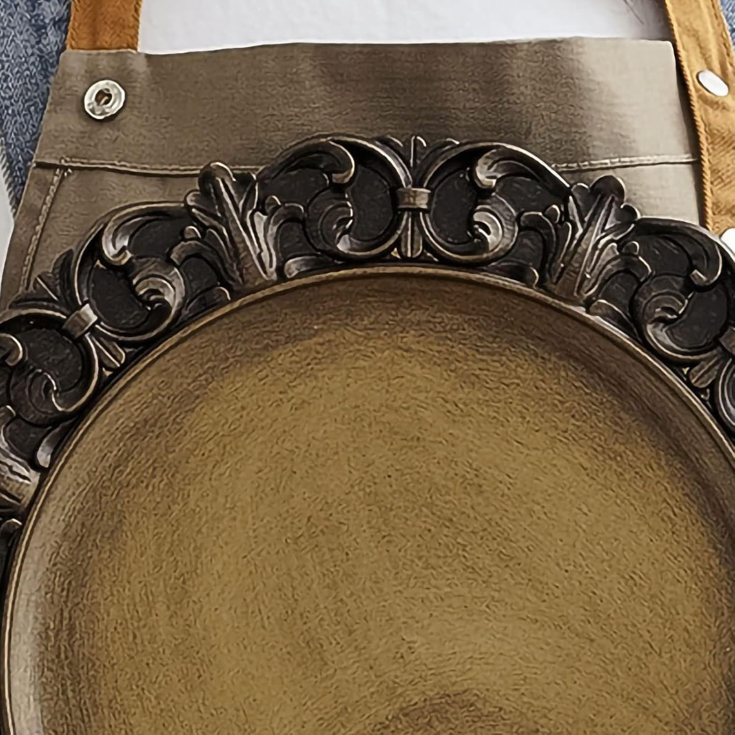 ビンテージ写真オーナメントトレイ、プラスチックレトロストレージトレイ、撮影用ラウンド装飾ディスプレートレイ(33cm-シェイプ3)