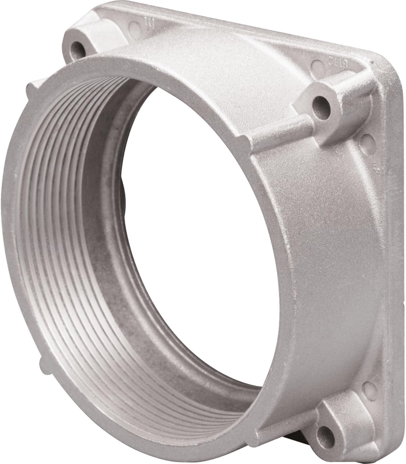 Milbank A8112 Aluminum Type R Heavy-Duty Large Opening Interchangeable Meter Socket Hub 4 Inch