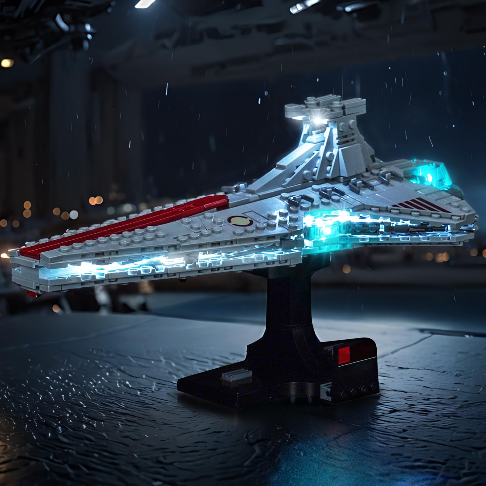 LocoLee LED Light Set Compatible with Lego 75441 Venator-Class Attack Cruiser LED Decoration Lighting Kit Compatible with Lego 75441 Building Blocks Model, Only Lights Set, No Model