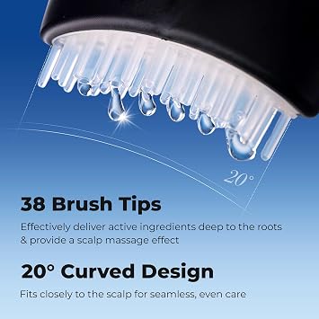 EPAIS Scalp Boosting Serum, Comb Applicator Scalp Ampoule with 38 Brush Tips, Clinically Tested Dandruff & Flake Reduction, Biome PDRN Exosome, Korean Hair Care, 5.07 fl.oz.