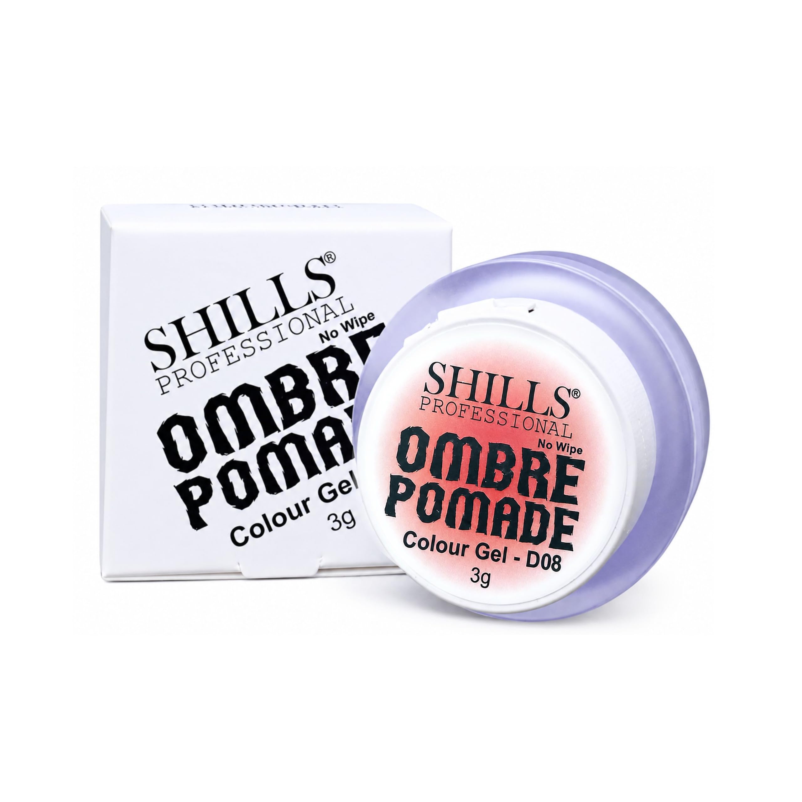 SHILLS PROFESSIONAL Ombre Pomade Colour Gel-D08 for Gradient Nail Art & Smooth Color Blending-image-6