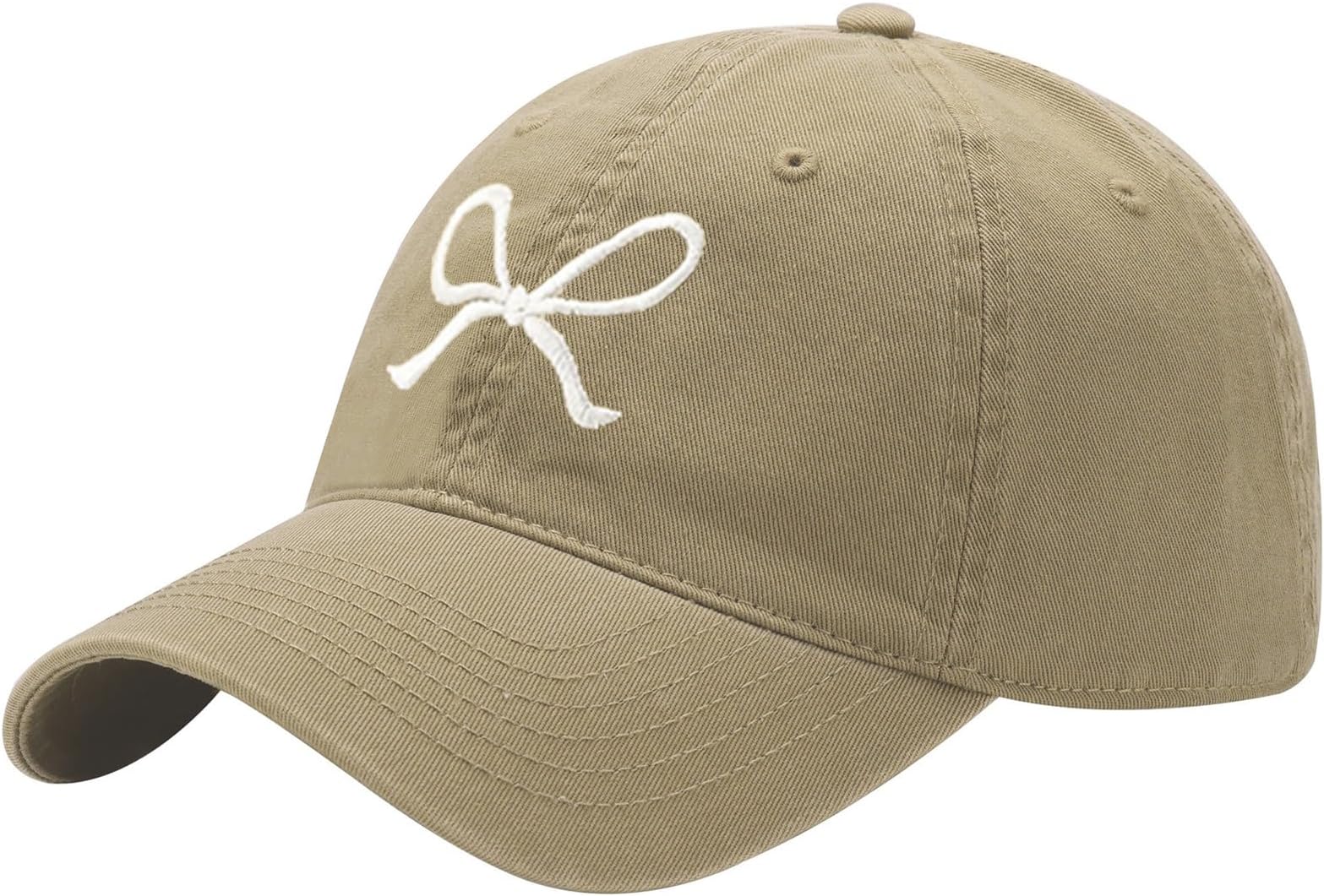 Trendy Bow-Tie Baseball Cap for Women and Men Trucker Hats Y2k Adjustable Fashion Sun Hat with Visor for Hiking & Travel