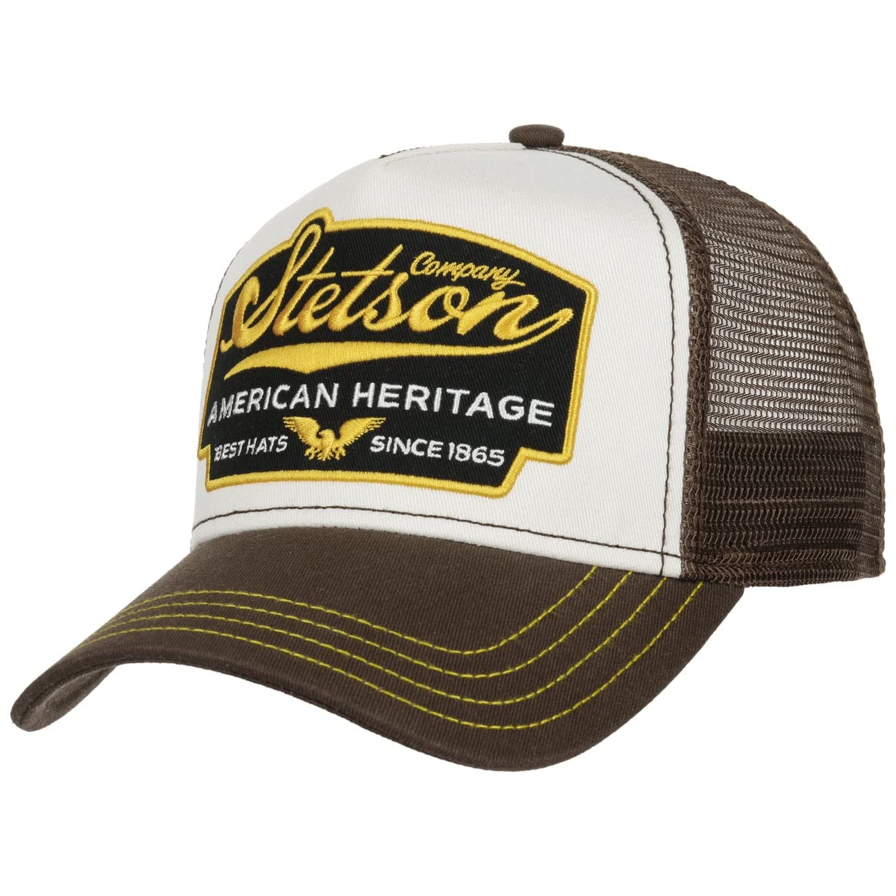 American Heritage Trucker Cap Small Kids/Men - mesh Baseball Snapback Snapback, with Peak Autumn-Winter Spring-Summer